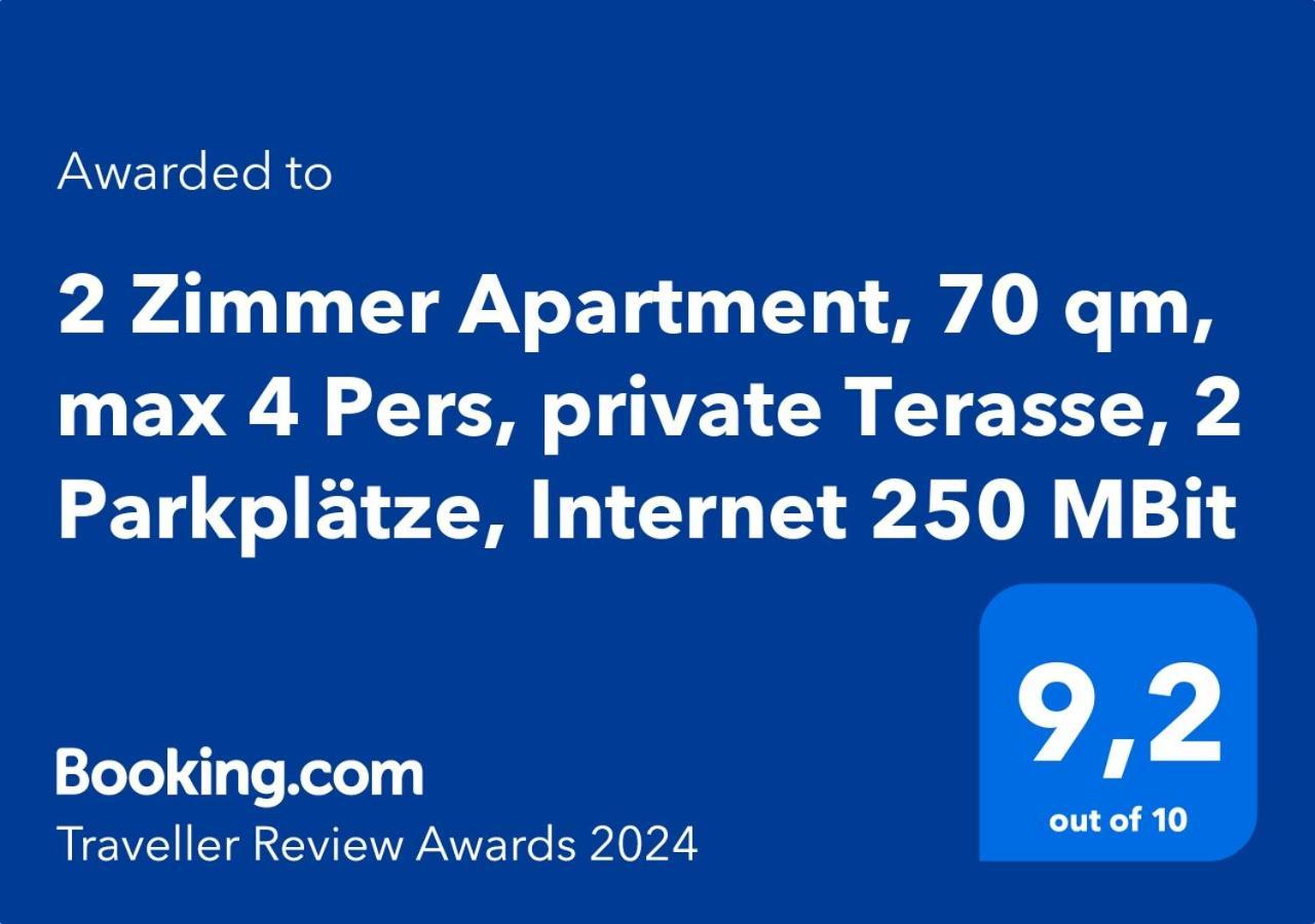 2 Zimmer Apartment, 70 Qm, Max 4 Pers, Private Terasse, 2 Parkplaetze, Internet 250 Mbit Gaertringen Экстерьер фото